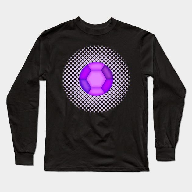 Amethyst Gem Long Sleeve T-Shirt by Blackmoonrose13